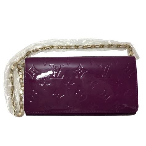 louis vuitton patent clutch bag|Louis Vuitton retired evening clutch.